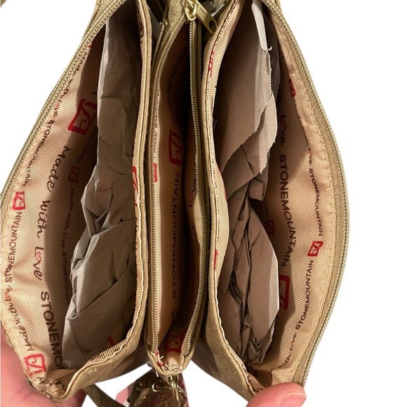 Stone Mountain Tan Shoulder Bag - Picture 3 of 5